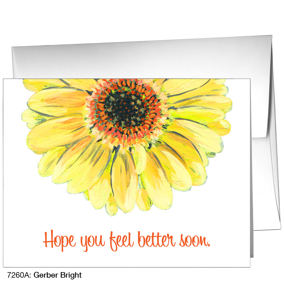 Gerber Bright, Greeting Card (7260A), A2, printedcanvas.com