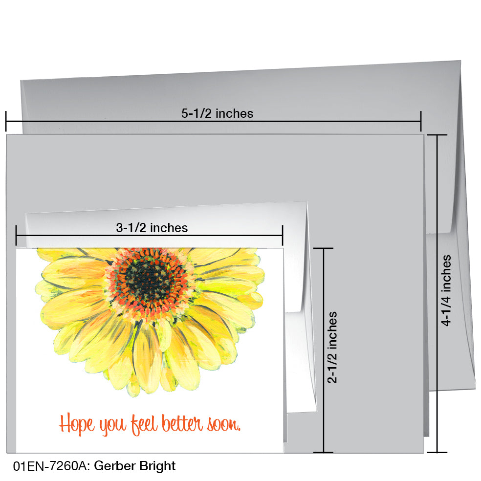 Gerber Bright, Greeting Card (7260A), Enclosure, printedcanvas.com