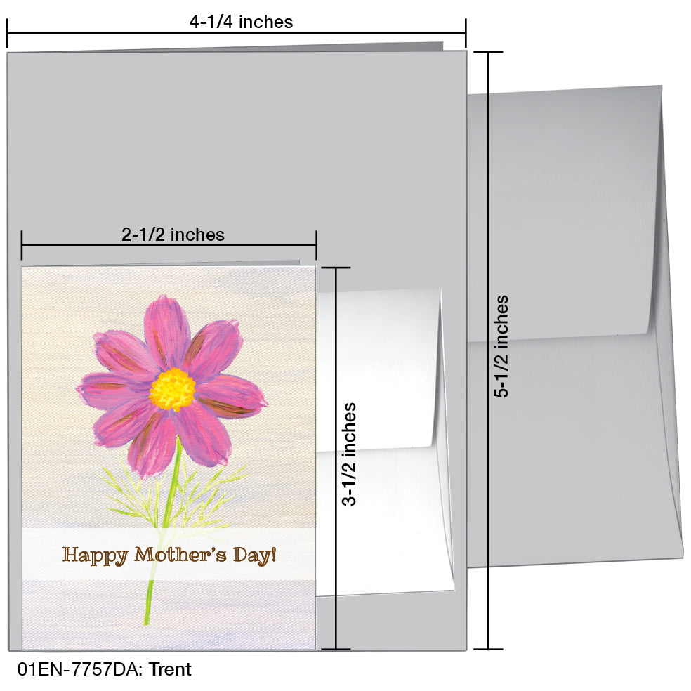 Trent, Greeting Card (7757DA), Enclosure Card, www.printedcanvas.com