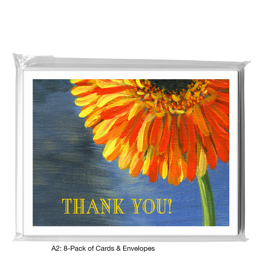 Gerber Orange Sherbet, Greeting Card (7436AB), A2 8-Pack, printedcanvas.com