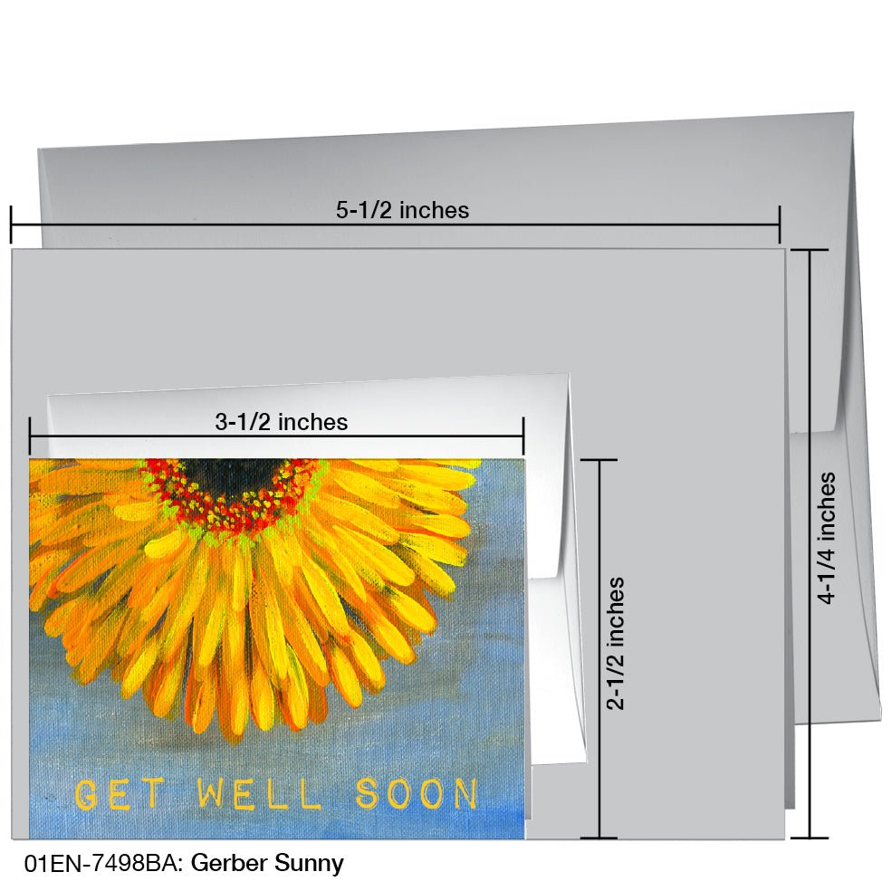 Gerber Sunny, Greeting Card (7498BA), Enclosure, printedcanvas.com