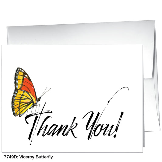 Viceroy Butterfly, Greeting Card (7749D), A2 Card Front, www.printedcanvas.com