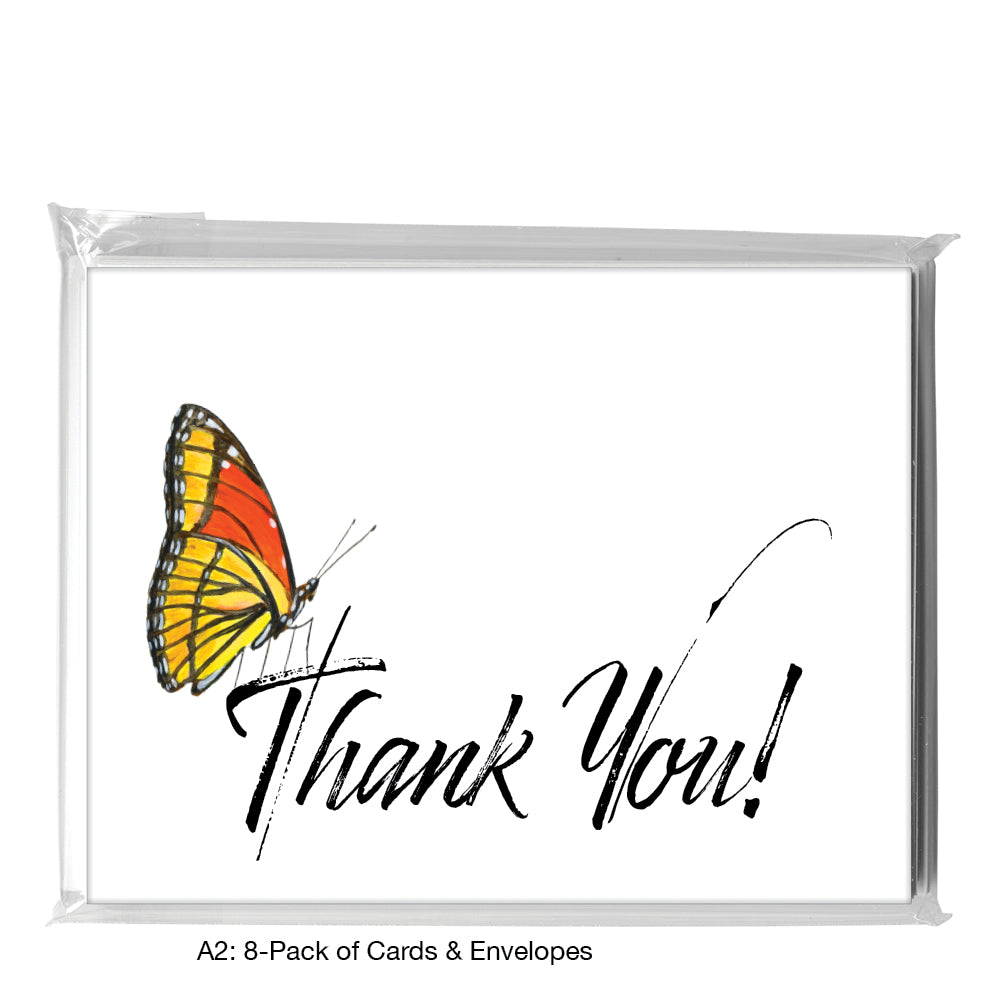 Viceroy Butterfly, Greeting Card (7749D), A2 8-Pack, printedcanvas.com