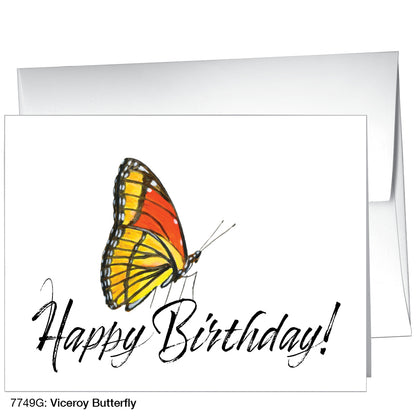 Viceroy Butterfly, Greeting Card (7749G), A2, printedcanvas.com