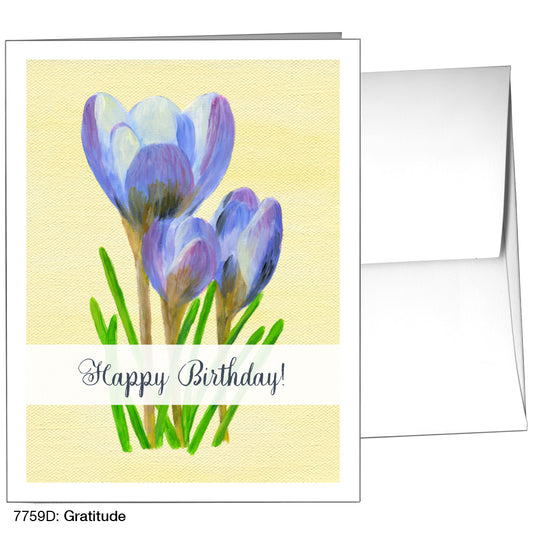 Gratitude, Greeting Card (7759D), A2 Card, printedcanvas.com