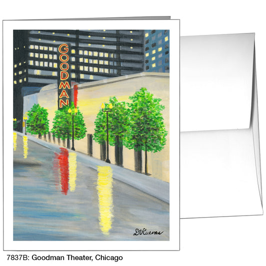 Goodman Theater, Chicago, Greeting Card (7837B), A2 Card, printedcanvas.com