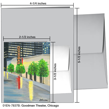 Goodman Theater, Chicago, Greeting Card (7837B), Enclosure Card, printedcanvas.com