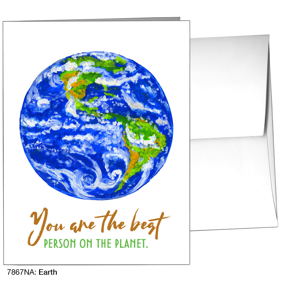 Earth, Greeting Card (7867NA), A2 Card Front, www.printedcanvas.com
