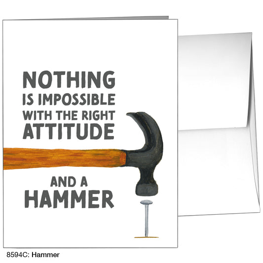 Hammer, Greeting Card (8594C), A2, printedcanvas.com