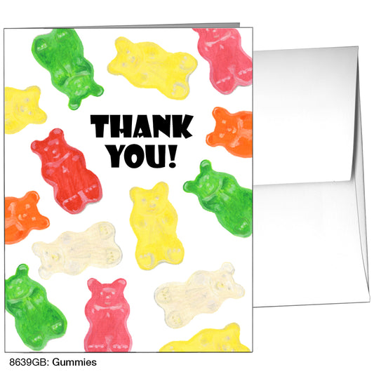 Gummies, Greeting Card (8639GB), A2 Card Front, www.printedcanvas.com