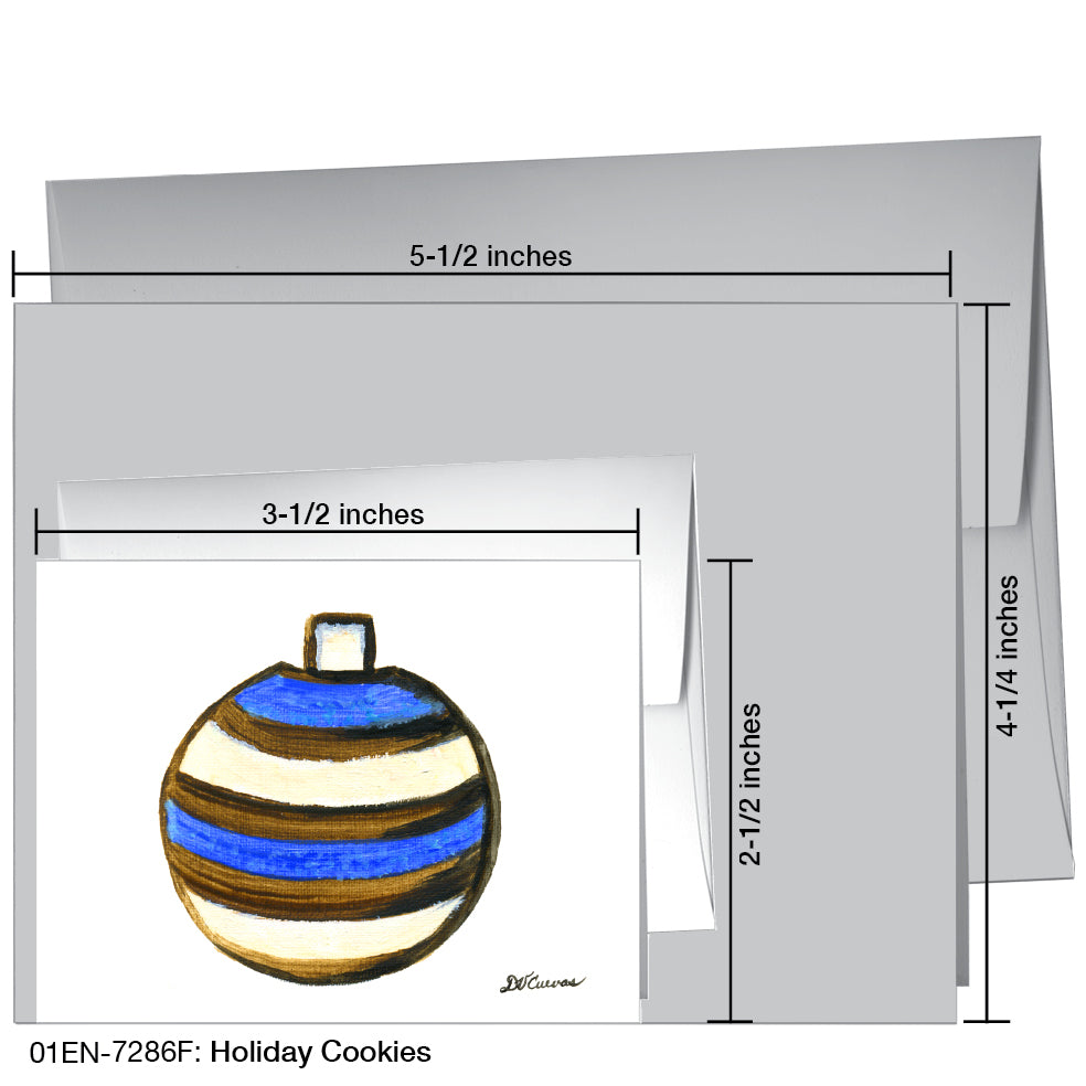 Holiday Cookies, Greeting Card (7286F), Enclosure, printedcanvas.com