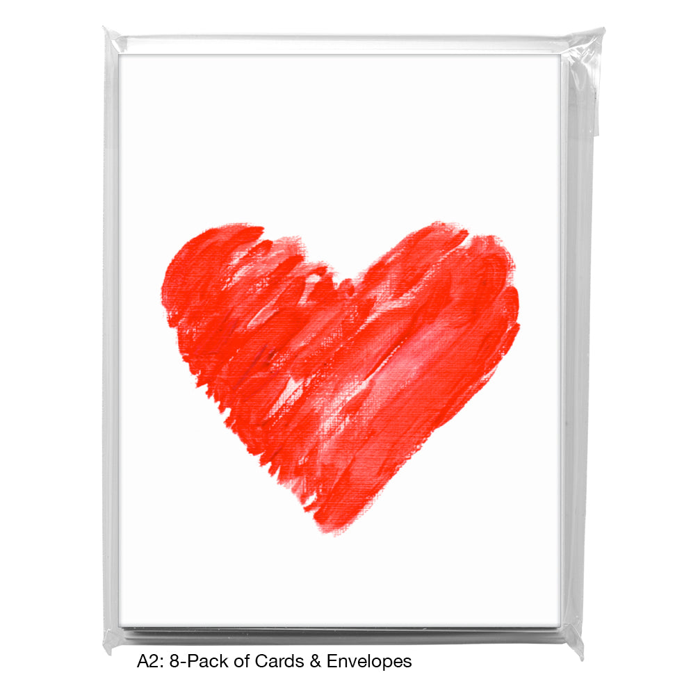 Heart Jubilant, Greeting Card (8127), A2 8-Pack, printedcanvas.com