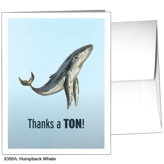 Humpback Whale, Greeting Card (8388A), A2 Card Front, www.printedcanvas.com
