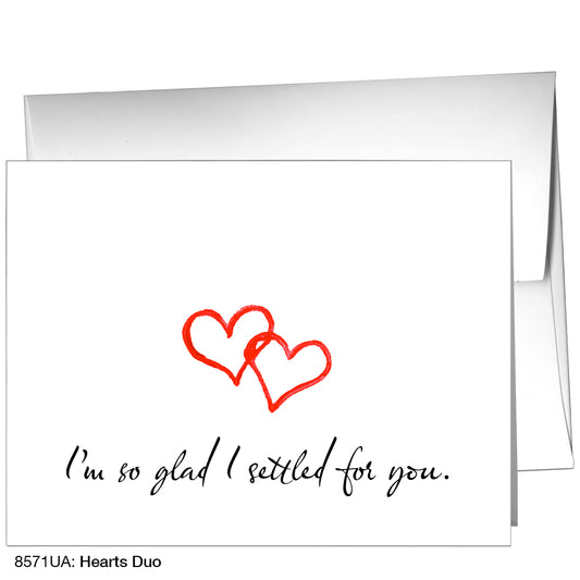 Hearts Duo, Greeting Card (8571UA), A2, printedcanvas.com