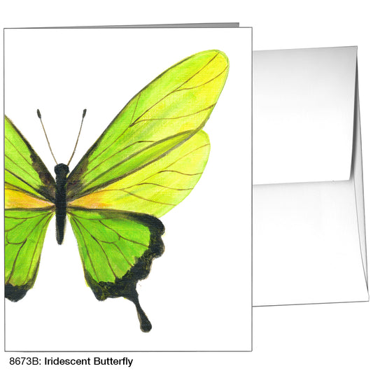 Iridescent Butterfly, Greeting Card (8673B), A2, printedcanvas.com