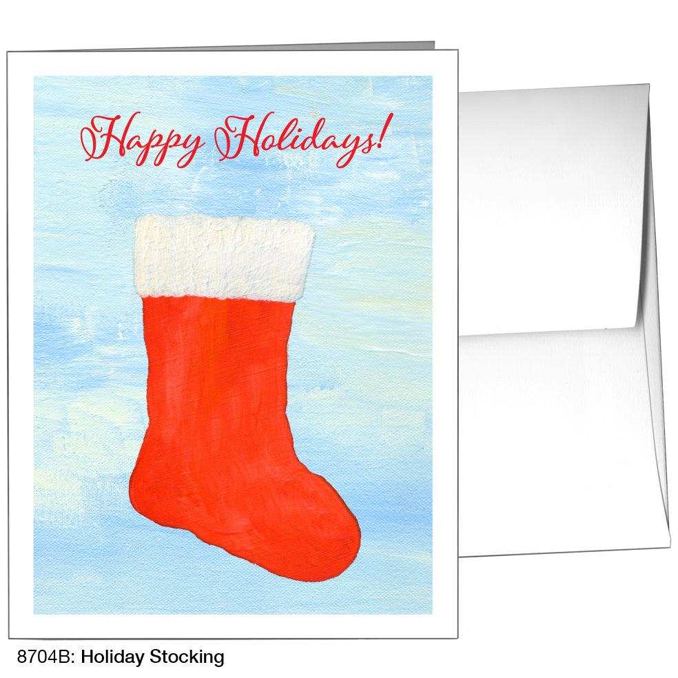 Holiday Stocking, Greeting Card (8704B), A2, printedcanvas.com
