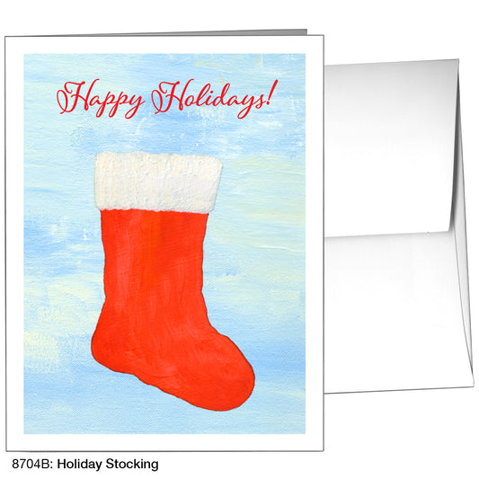 Holiday Stocking, Greeting Card (8704B), A2, printedcanvas.com