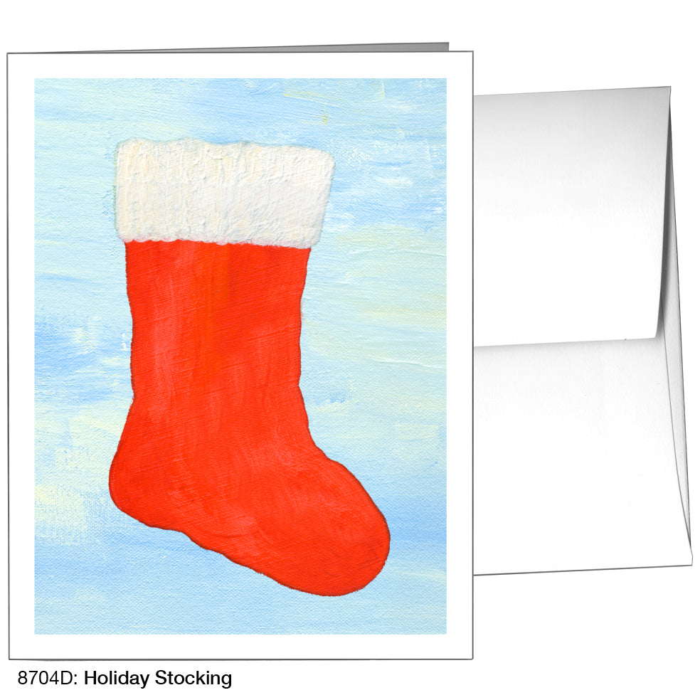 Holiday Stocking, Greeting Card (8704D), A2, printedcanvas.com