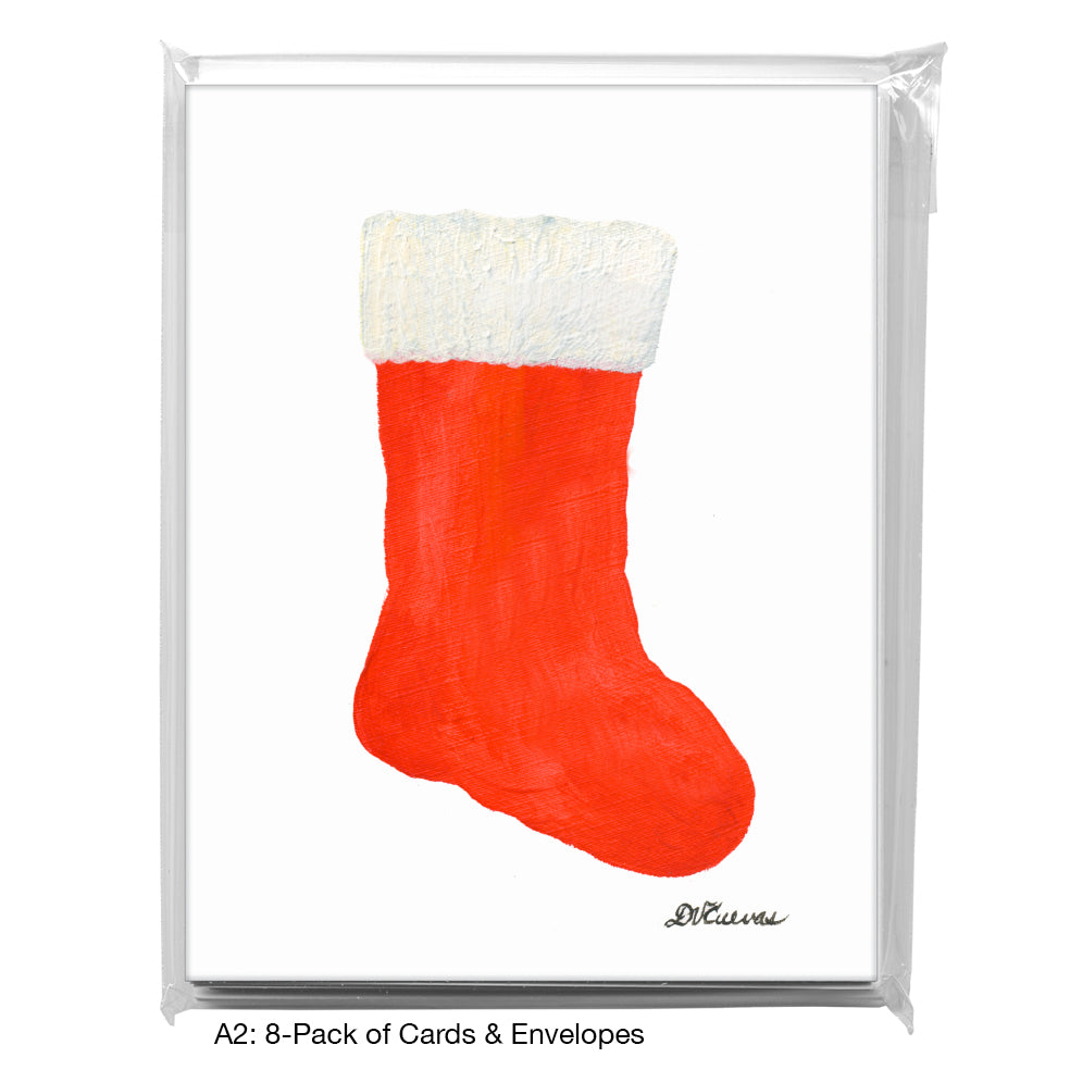 Holiday Stocking, Greeting Card (8704), A2 8-Pack, printedcanvas.com