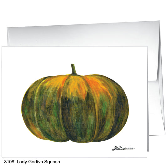 Lady Godiva Squash, Greeting Card (8108), A2, printedcanvas.com