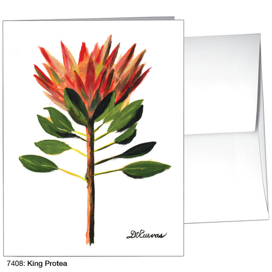 King Protea, Greeting Card (7408), A2, printedcanvas.com