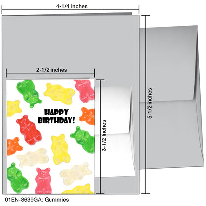 Gummies, Greeting Card (8639GA), Enclosure, printedcanvas.com