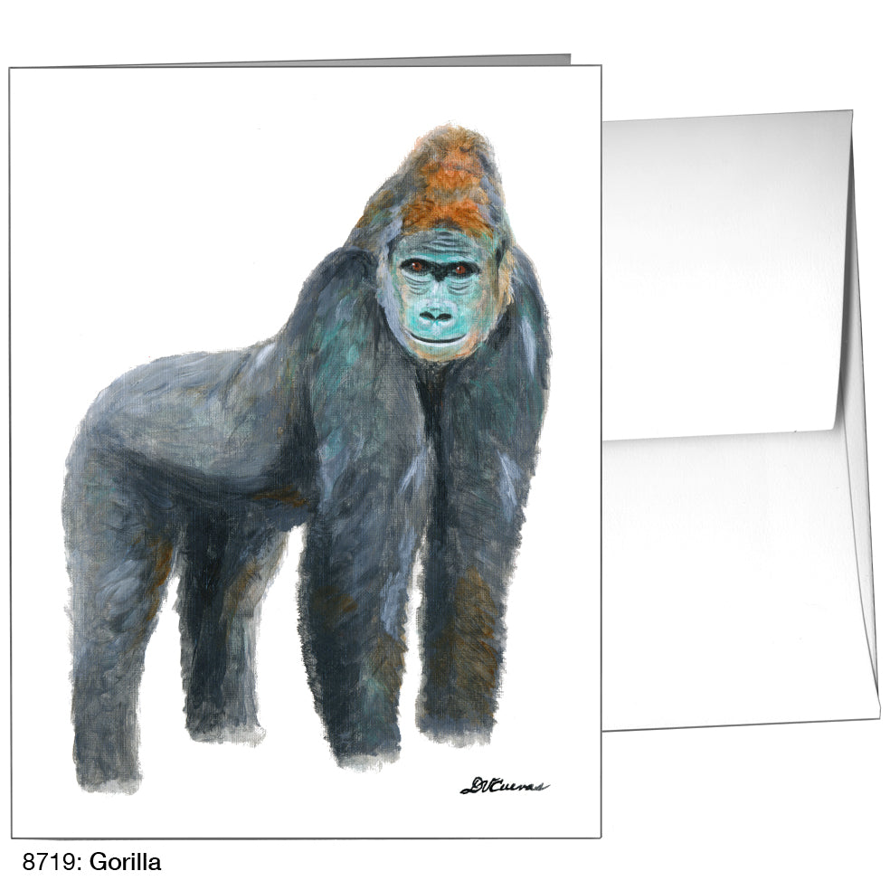 Gorilla, Greeting Card (8719), A2, printedcanvas.com