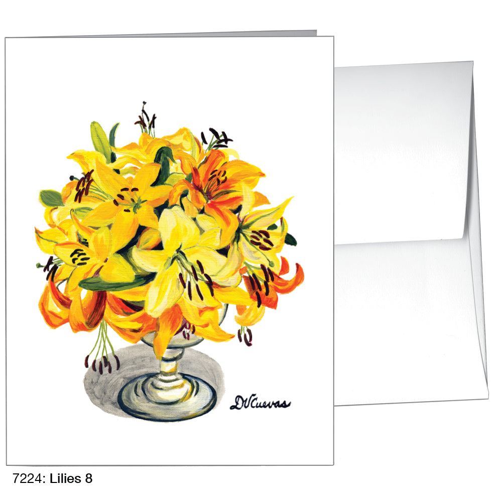 Lilies 8, Greeting Card (7224), A2, printedcanvas.com