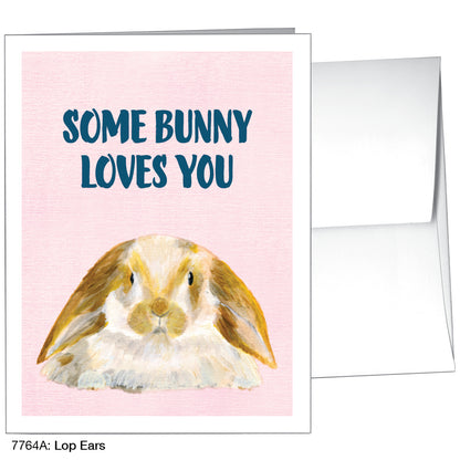 Lop Ears, Greeting Card (7764A), A2, printedcanvas.com