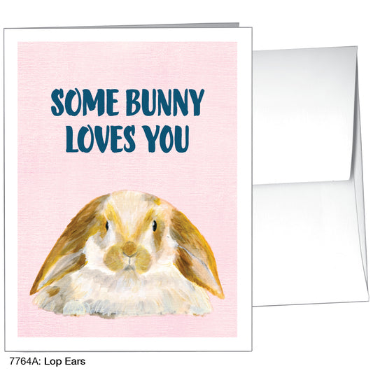 Lop Ears, Greeting Card (7764A), A2, printedcanvas.com
