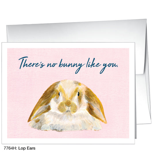 Lop Ears, Greeting Card (7764H), A2, printedcanvas.com
