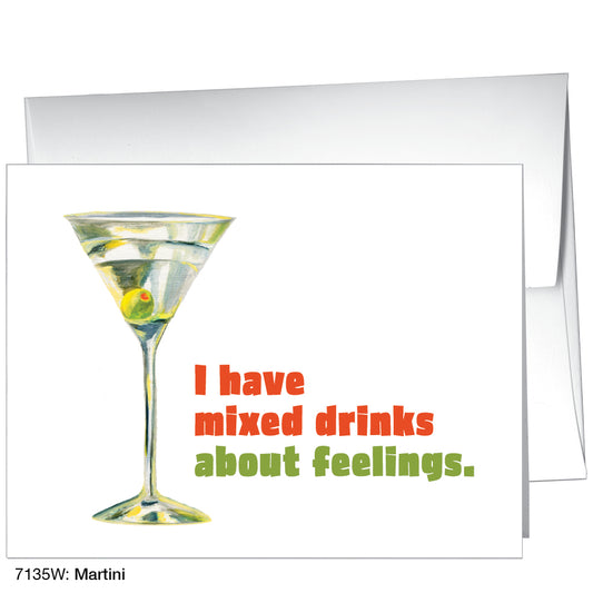 Martini, Greeting Card (7135W), A2, printedcanvas.com