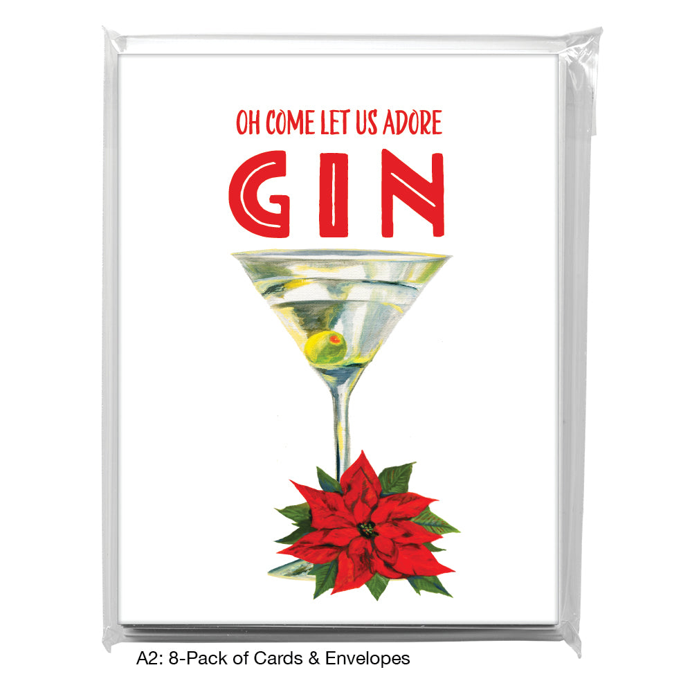 Martini, Greeting Card (7135Z), A2 8-Pack, printedcanvas.com