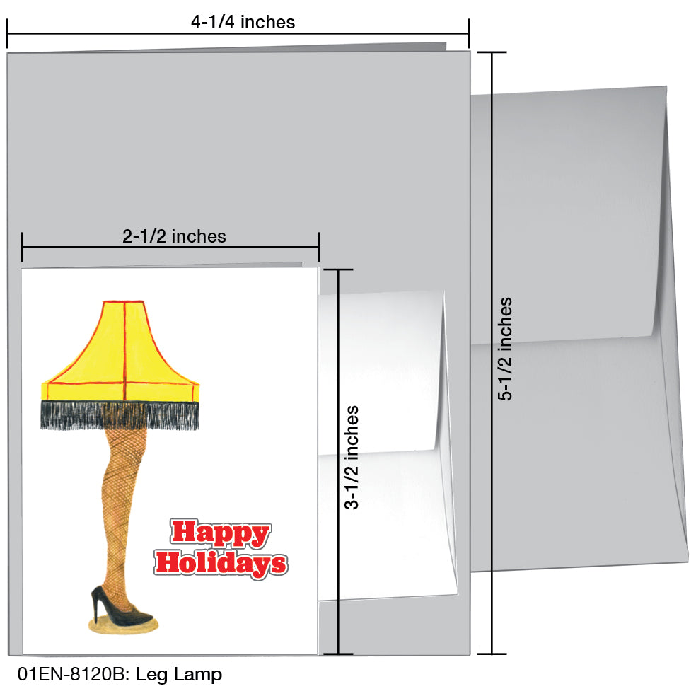 Leg Lamp, Greeting Card (8120B), Enclosure, printedcanvas.com
