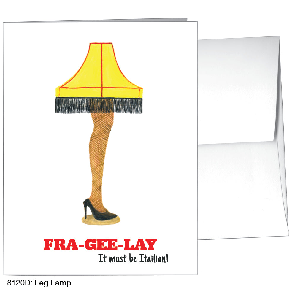 Leg Lamp, Greeting Card (8120D), A2, printedcanvas.com