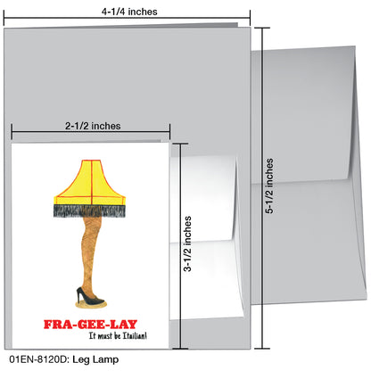 Leg Lamp, Greeting Card (8120D), Enclosure, printedcanvas.com