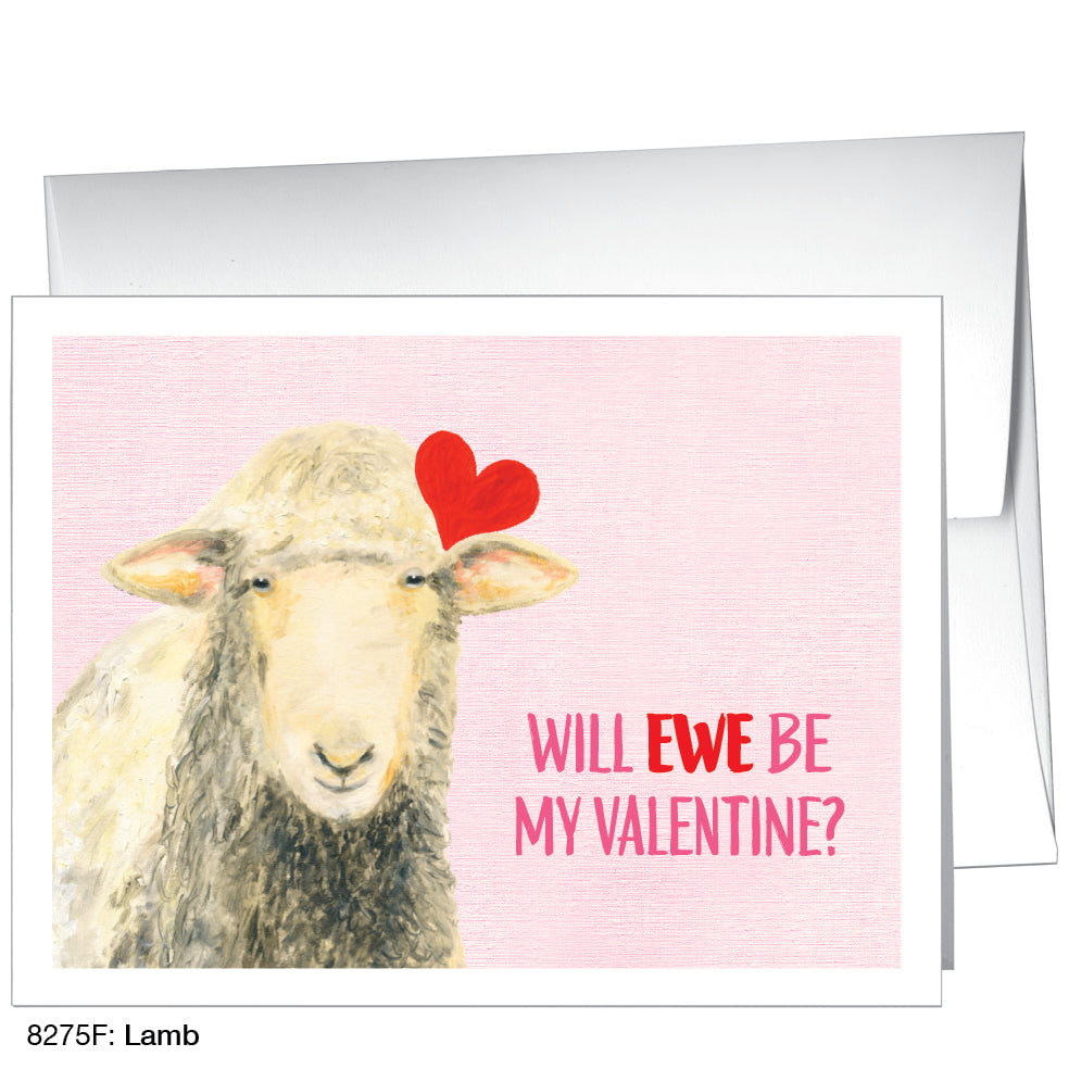 Lamb, Greeting Card (8275F), A2, printedcanvas.com
