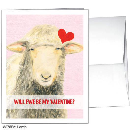 Lamb, Greeting Card (8275FA), A2, printedcanvas.com