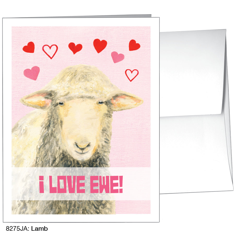 Lamb, Greeting Card (8275JA), A2, printedcanvas.com