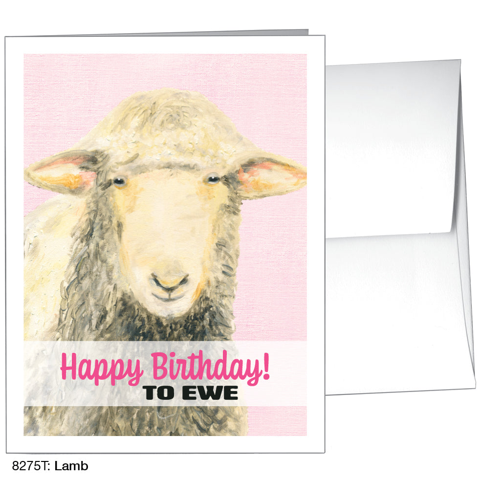Lamb, Greeting Card (8275T), A2, printedcanvas.com