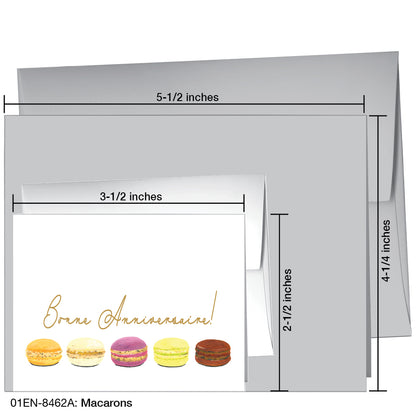 Macarons, Greeting Card (8462A), Enclosure Card, printedcanvas.com
