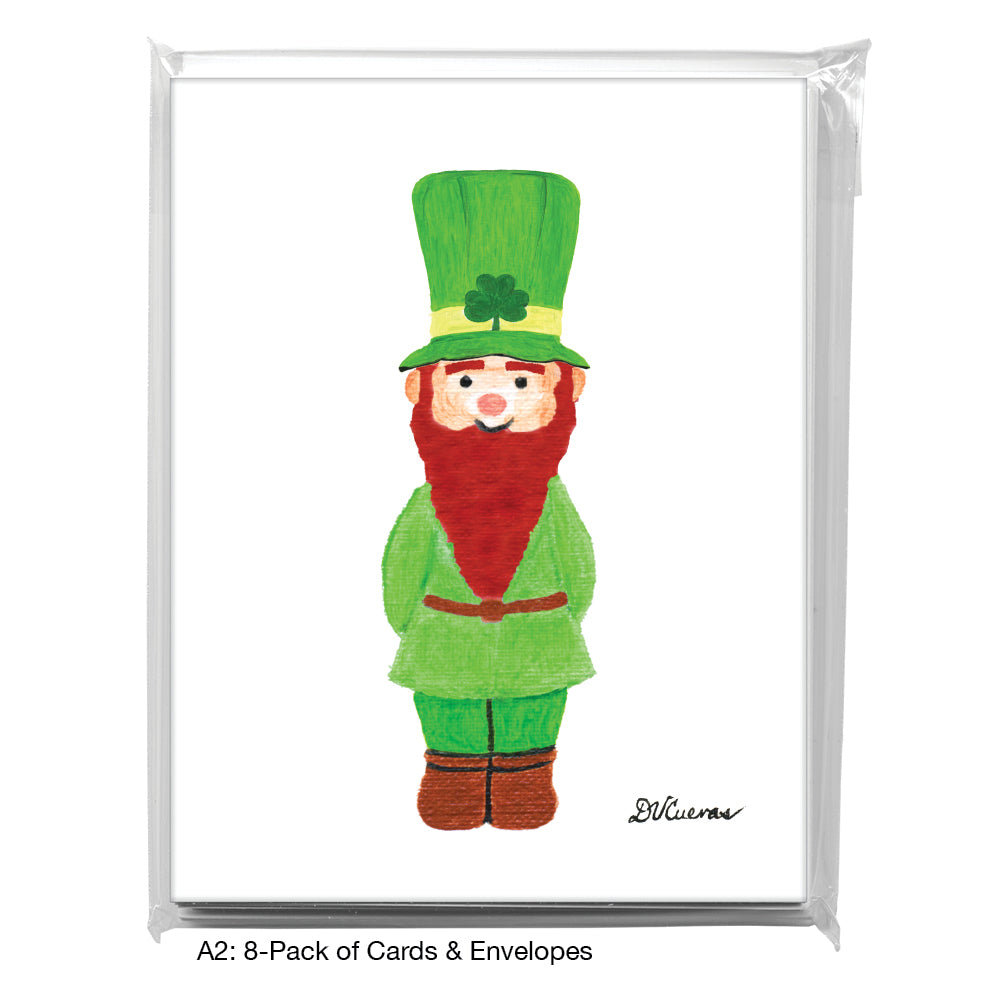 Leprechaun, Greeting Card (8696C), 8-Pack, www.printedcanvas.com