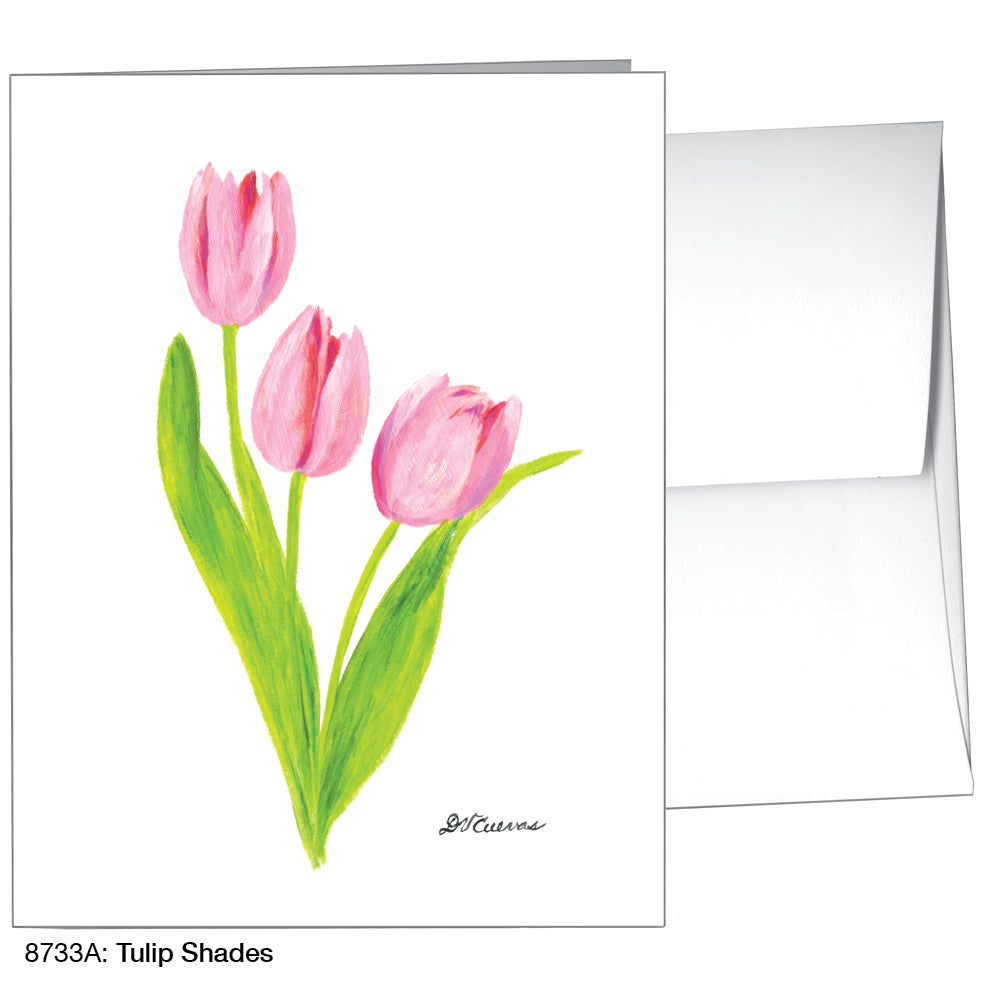 Tulip Shades, Greeting Card (8733A), A2 Card Front, www.printedcanvas.com
