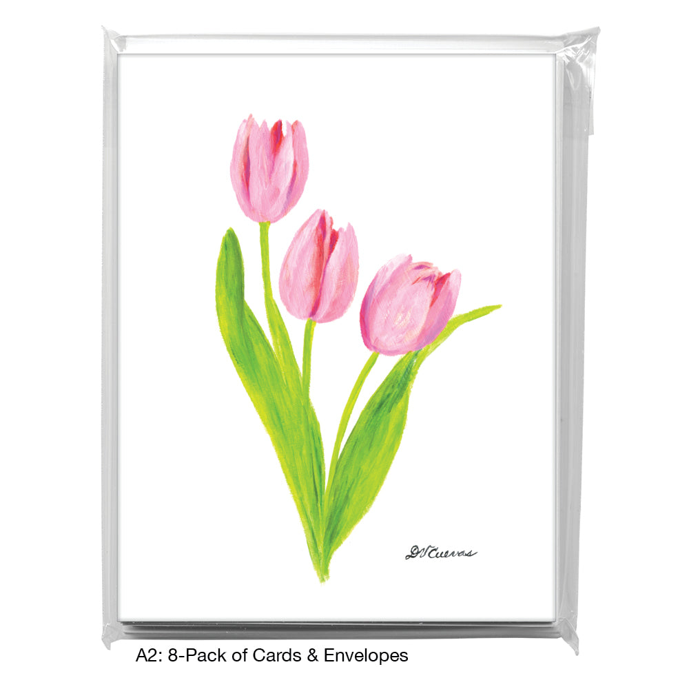 Tulip Shades, Greeting Card (8733A), A2 Card 8-Pack, www.printedcanvas.com