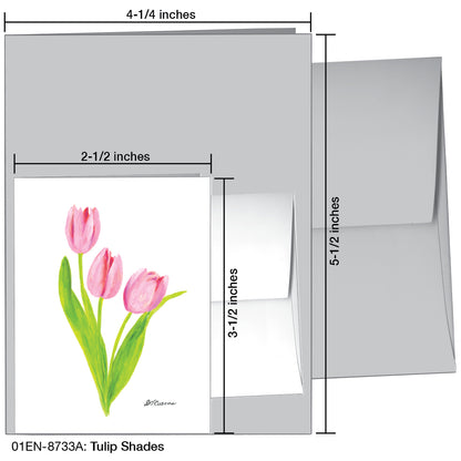 Tulip Shades, Greeting Card (8733A), Enclosure Card, www.printedcanvas.com