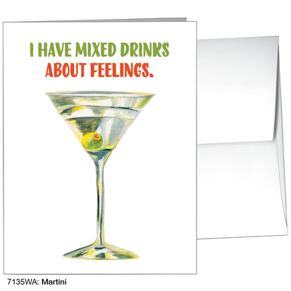 Martini, Greeting Card (7135WA), A2, printedcanvas.com