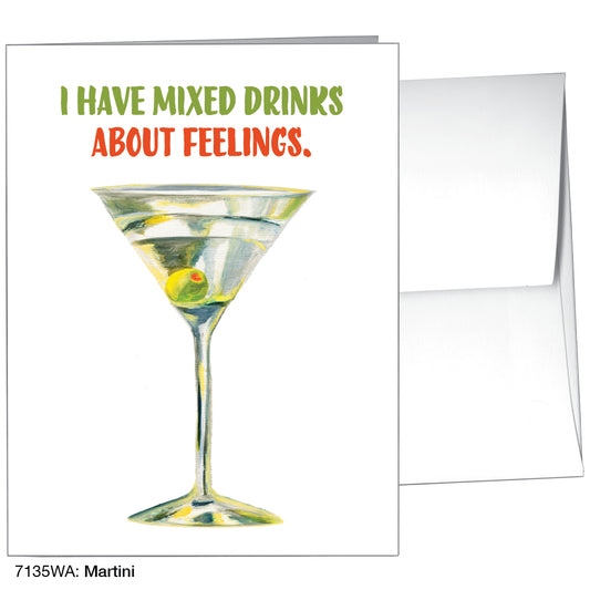 Martini, Greeting Card (7135WA), A2, printedcanvas.com