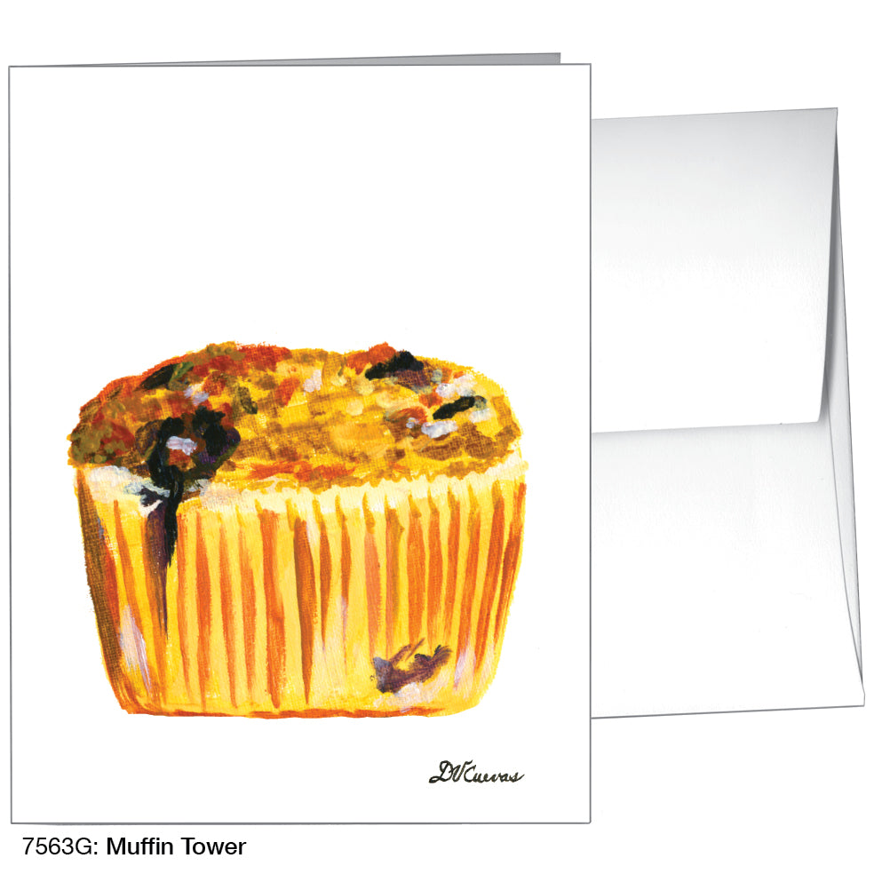 Muffin Tower, Greeting Card (7563G), A2, printedcanvas.com