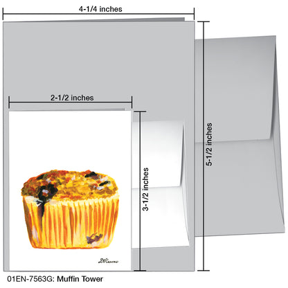Muffin Tower, Greeting Card (7563G), Enclosure, printedcanvas.com