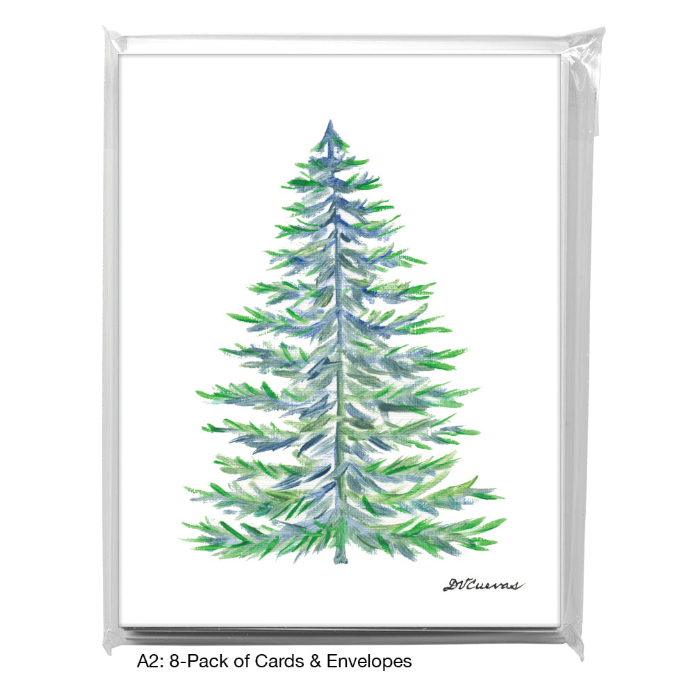 Noble Fir, Greeting Card (8706), A2 8-Pack, printedcanvas.com